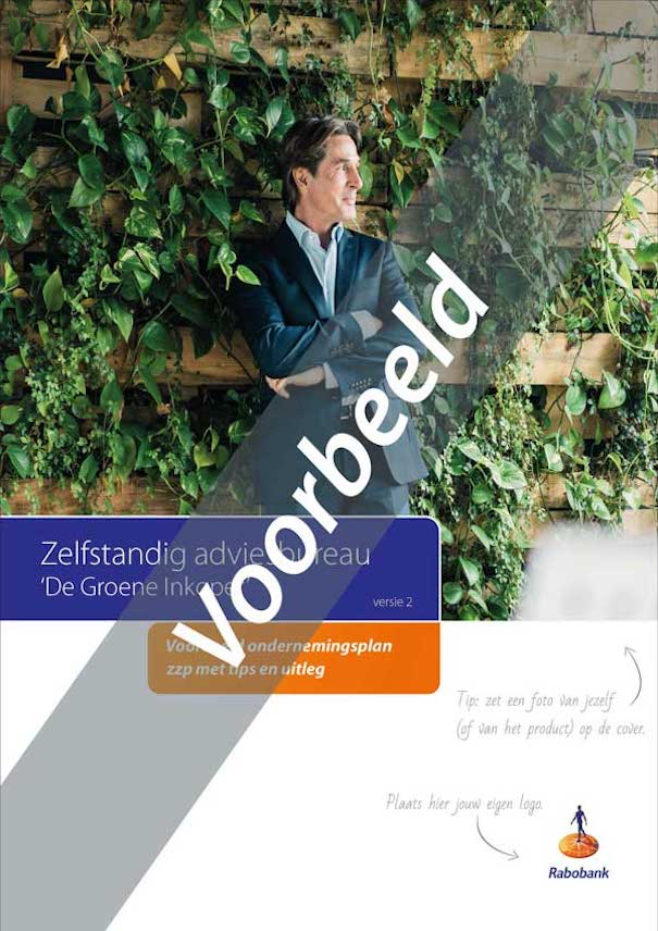 Voorbeeldcover ondernemingsplan ZZP