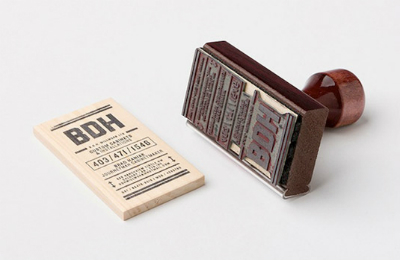 Visitekaartje stempel Visitekaartje stempel | Bron WAX