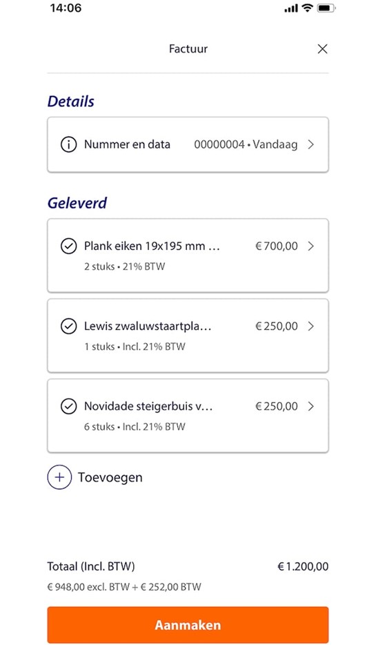 Facturatie Rabo App Facturatie Rabobank