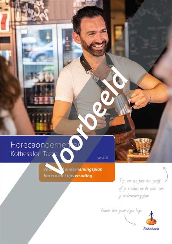 Voorbeeldcover ondernemingsplan horeca