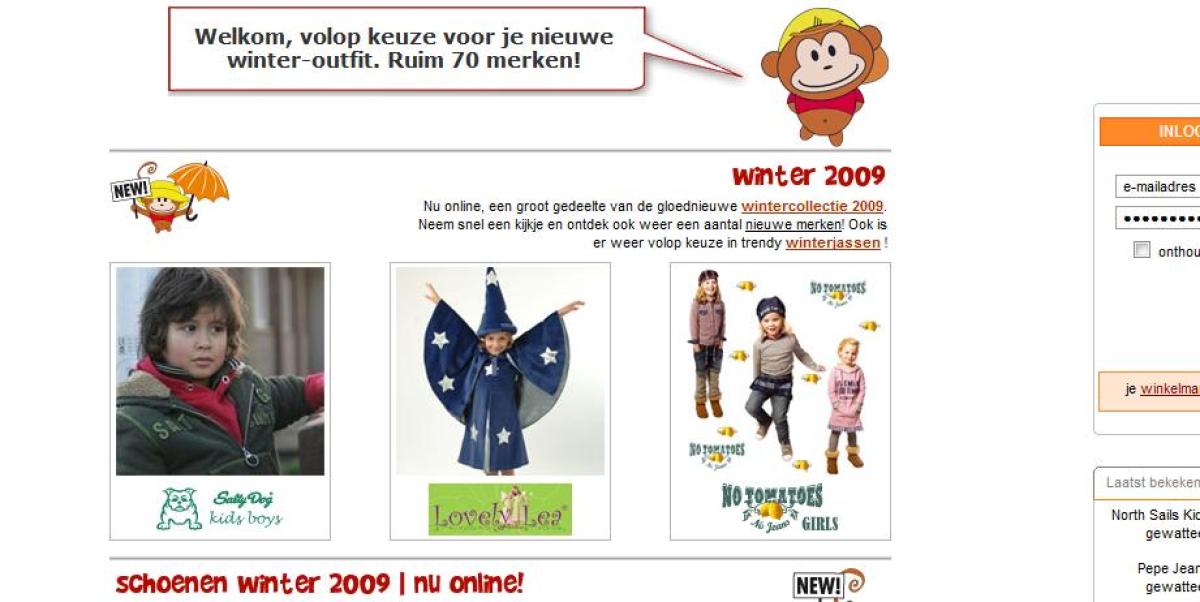 Website kleertjes.com