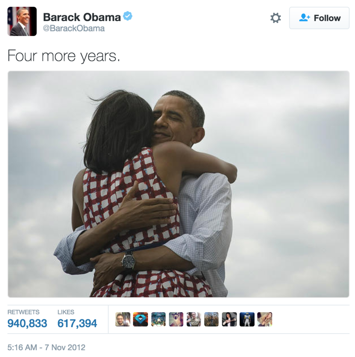Barack Obama tweet